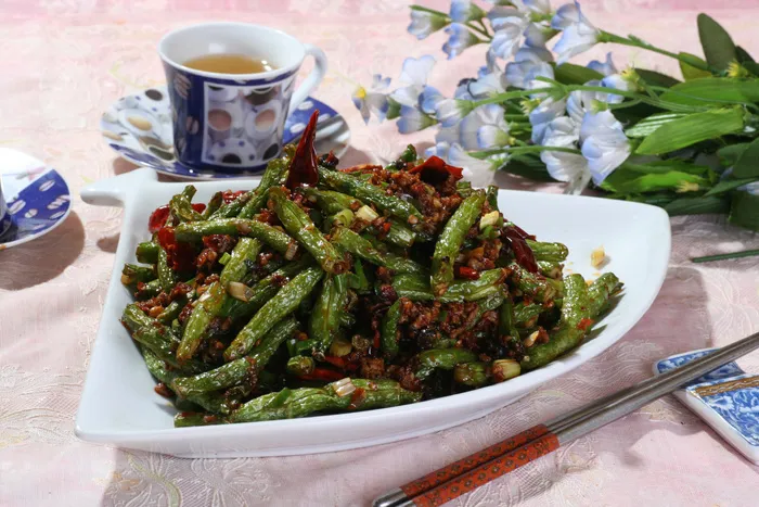 干煸豆角12元