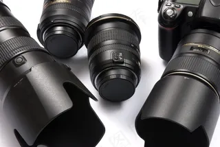 精美单发相机镜头特写图片