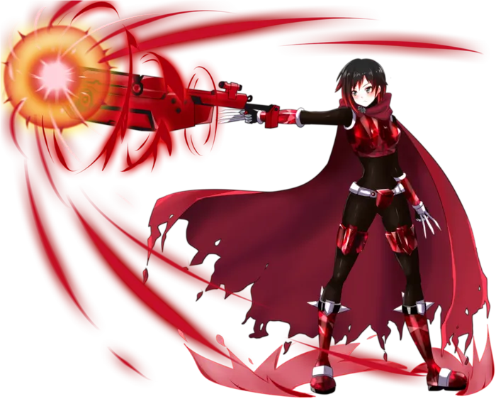 红色剑客武士人物素材卡通