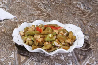 大蒜焖丝瓜  12元