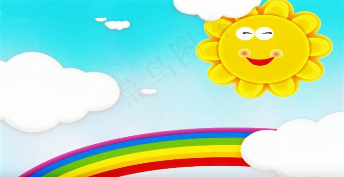 雨后出太阳了