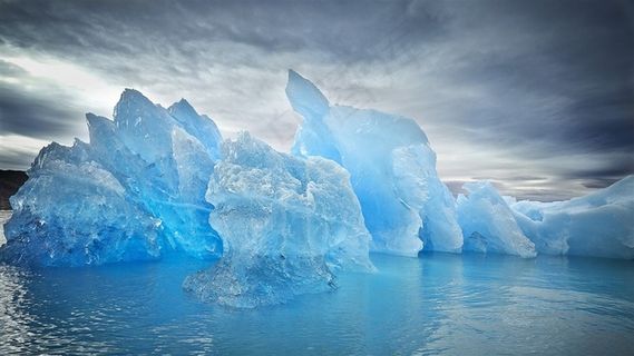 海面上的冰川