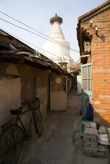 胡同白塔寺北京故宫北京风景
