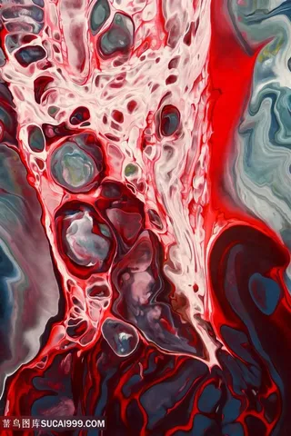 抽象水彩时尚艺术油画挂画