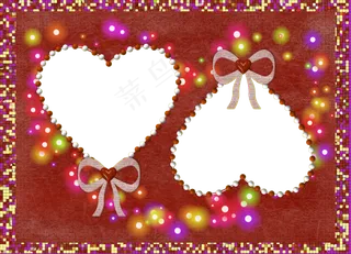 心型相框素材图片下载
