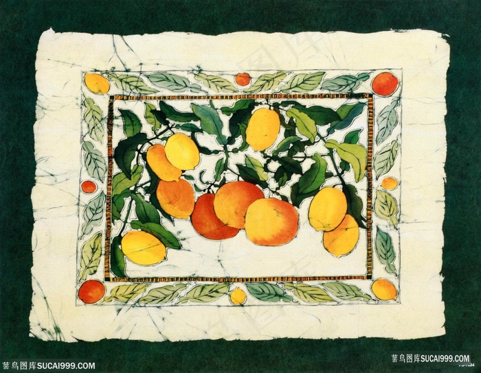 唯美橙子高清艺术插画