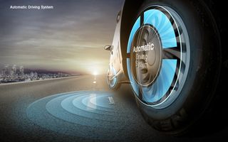 未来自动驾驶海报PSD分层素材