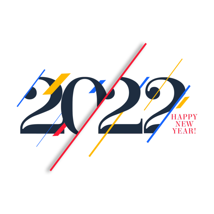 2022新年艺术创意字体虎年3D立体标题数字文字png免抠字素材