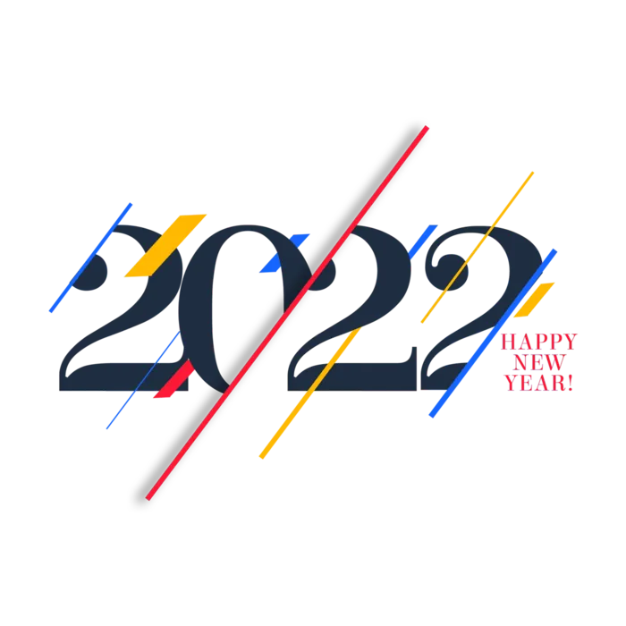 2022新年艺术创意字体虎年3D立体标题数字文字png免抠字素材