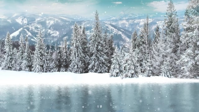 暴风雪, 雪, 冬季, 冷, 冰, 冷冻的, 湖, 鹰, 北