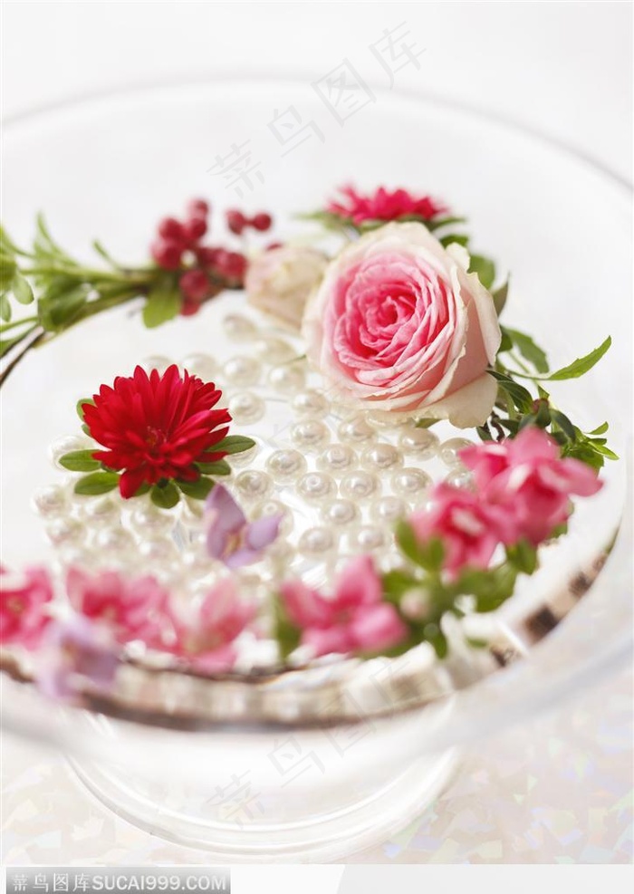 玫瑰花 菊花花环