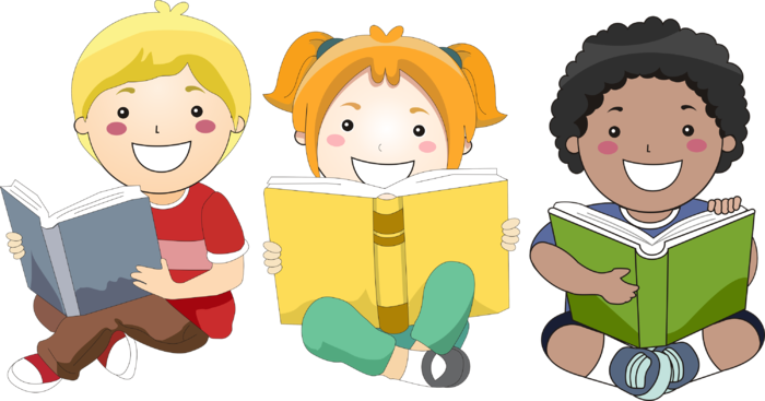 读书 卡通 同学