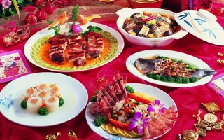 丰盛的年夜饭图片-第6张