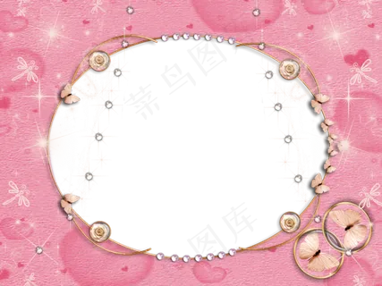 蝴蝶相框图片下载