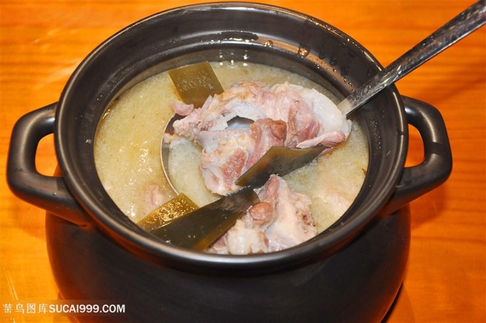 排骨海带汤传统中国美食图片中餐摄影菜品