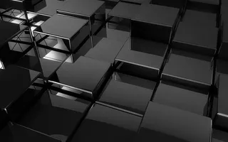 3D光滑立体方块背景高清图片