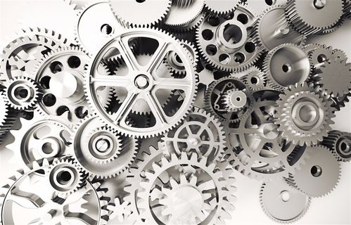 工业制造业齿轮背景