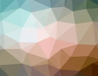炫彩渐变几何多边形素材背景高清图片