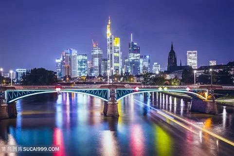 繁华都市夜景高清图片