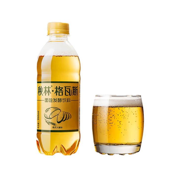 秋林 格瓦斯1超市商品白底图免抠实物摄影png格式图片透明底