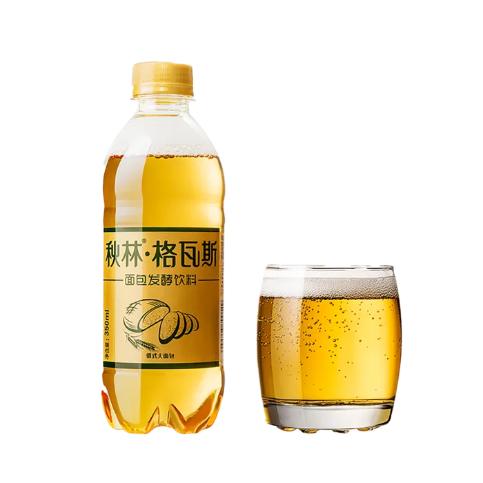 秋林 格瓦斯1超市商品白底图免抠实物摄影png格式图片透明底