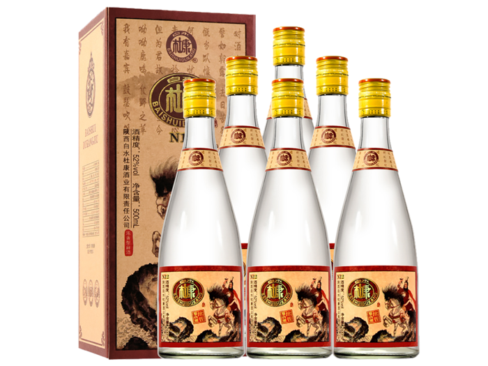 超市商品清晰大图免抠实物摄影png格式图片透明底白酒杜康(11)