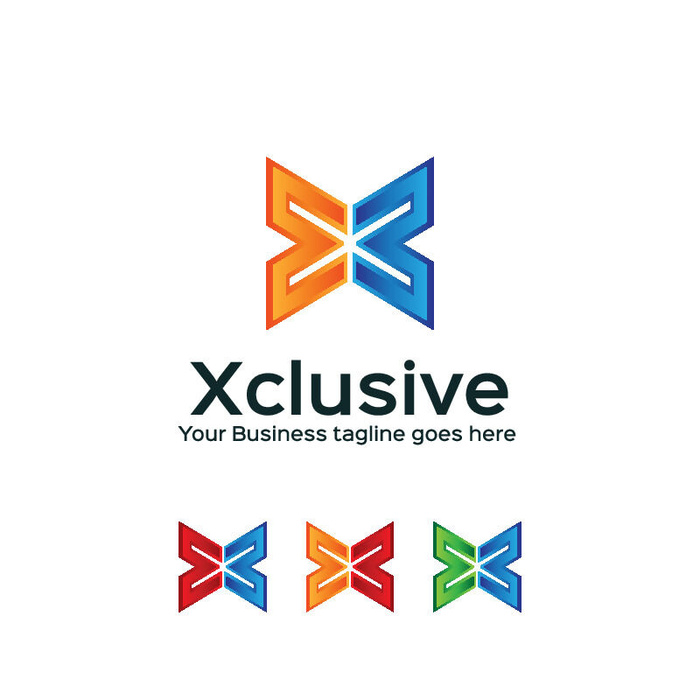 图标标识标志立体几何图形企业商标VI品牌LOGO设计模板AI矢量素材