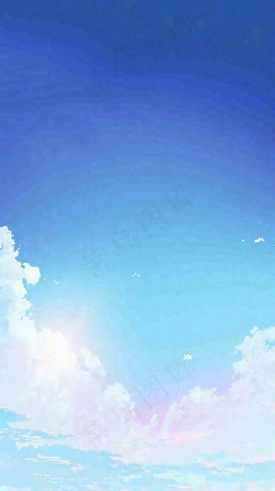 自然紫蓝色天空云层云彩漂浮浪漫阳光摄影(816x1456)