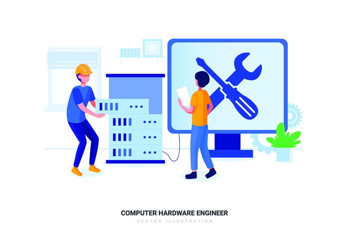 扁平化人物场景办公互联网等距ai矢量设计网页海报UI素材插画