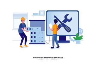 扁平化人物场景办公互联网等距ai矢量设计网页海报UI素材插画