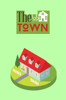 街道建筑矢量扁平插画