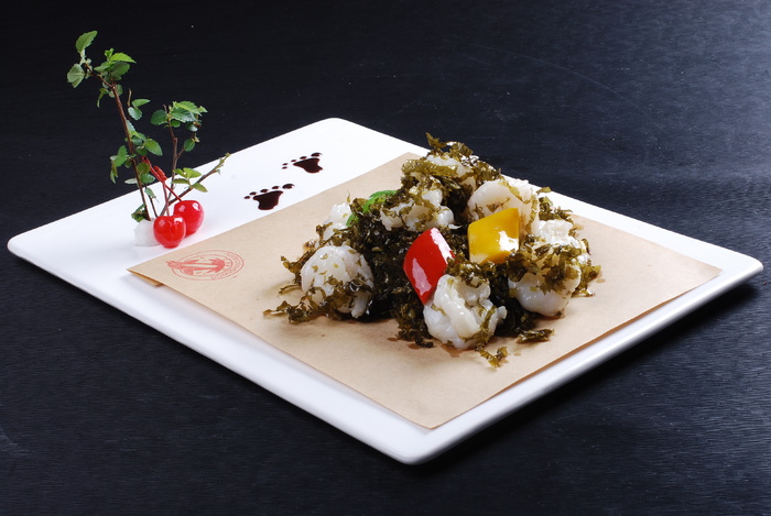 CXC06404雪菜炒虾仁 168
