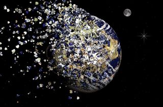 元宇宙世界天空背景墙风景