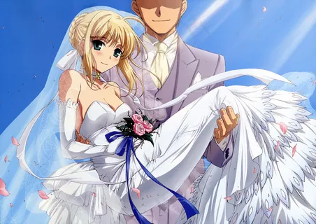 动漫婚纱美女图片下载