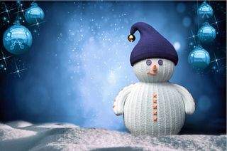 圣诞节冬天背景风景