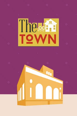 街道建筑矢量扁平插画