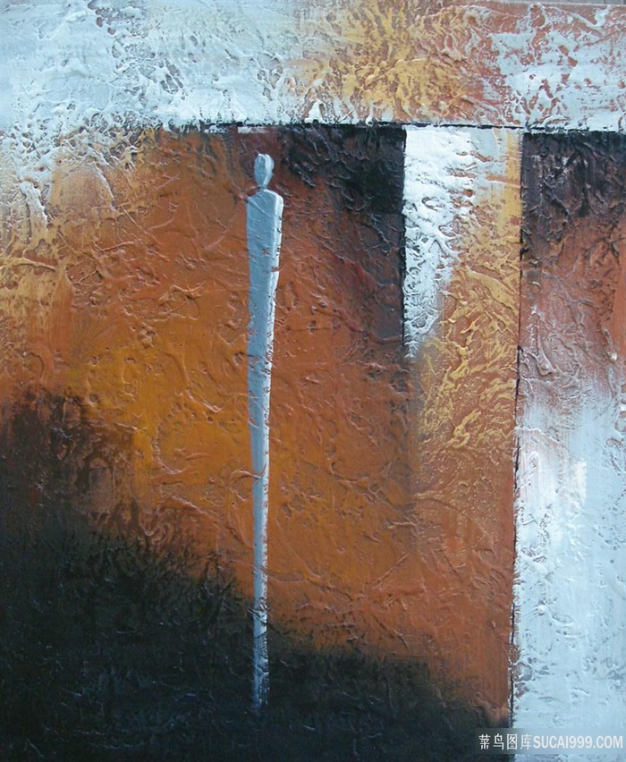 抽象水彩艺术装饰画