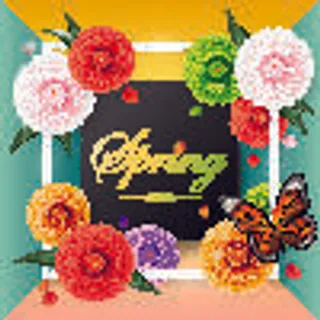 欢迎春天到花开风景