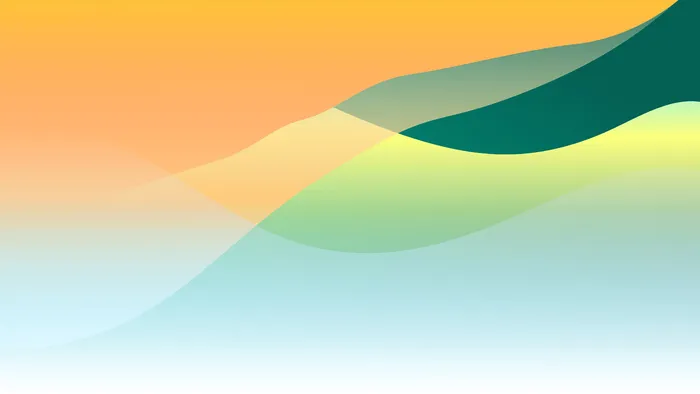 极简剪纸波浪弥散光渐变背景图设计素材