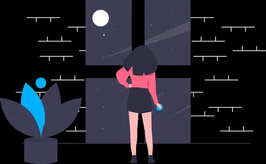 2.5d窗台插画小图标素材