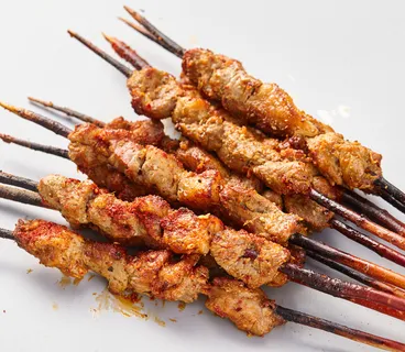 红柳烤肉餐饮菜单烧烤烤串高清图