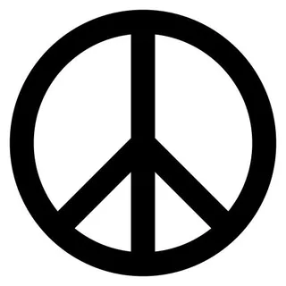 和平符号 PNG免抠