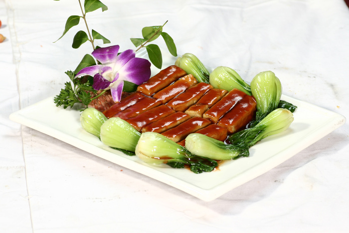 1鲍汁焖自制豆腐 乡村小镇)