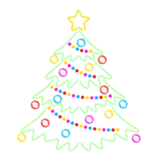 圣诞节平安夜圣诞树免扣素材圣诞元素