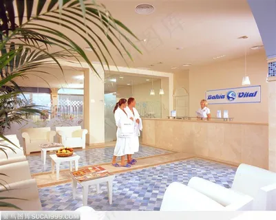 国外星级SPA养生馆前台