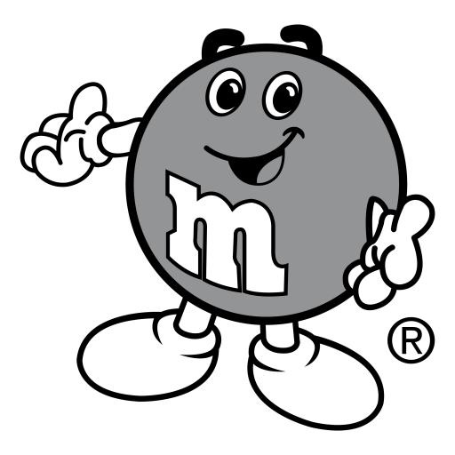 M&M 巧克力豆 PNG免抠(2400x2400)