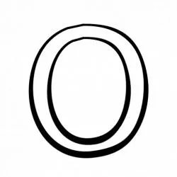 字母O PNG免抠(250x250)