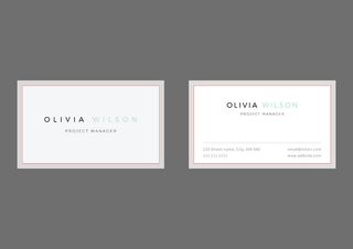 30名片 时尚 潮流 个性 前卫