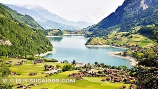 美丽的阿尔卑斯山村落