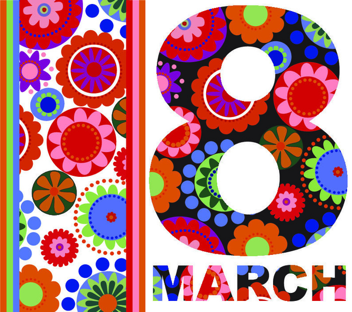 三八妇女节女神节贺卡素材